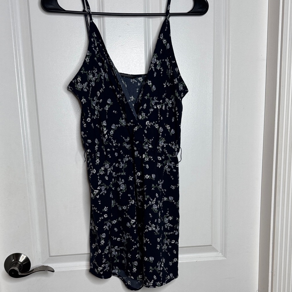 SHEIN floral shorts romper